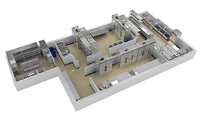 蜀香龍門(mén)揚(yáng)州店3D渲染圖