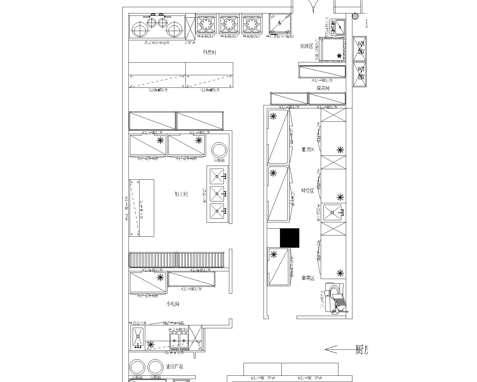 蜀香龍門(mén)揚(yáng)州店平面圖